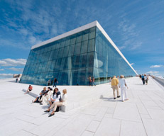 The Norwegian National opera in Oslo